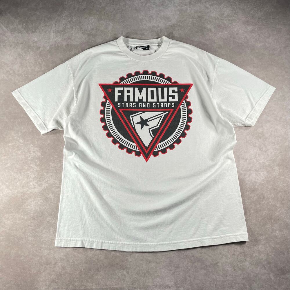 Vintage Famous Stars & Straps Badge Of Honor XL T-shirt